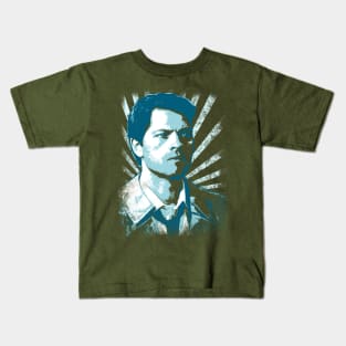 Castiel - Portrait Kids T-Shirt